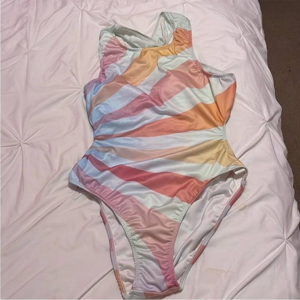 Striped Multicolor Swimsuit